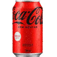Coca Cola Zero Açúcar 350ml