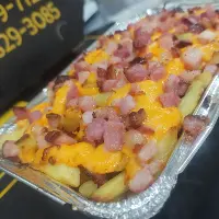 Porção de Batata Frita C/ Cheddar e Bacon