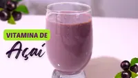 SUCO DE AÇAÍ COM AGUA