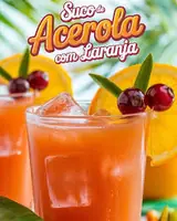 SUCO DE ACEROLA COM LARANJA COM LEITE
